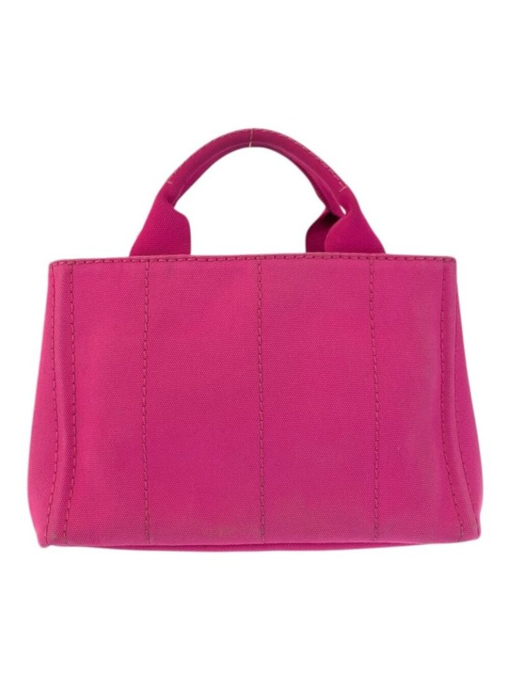 Prada Canapa Pink Gold Canvas Tote - Picture 2 of 9